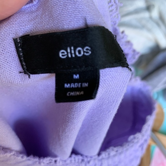 NWOT🍋 lilac linen top - Picture 3 of 5